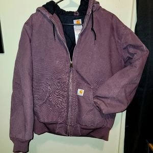 Large Women's Purple Carhartt Original Stlye Jacket